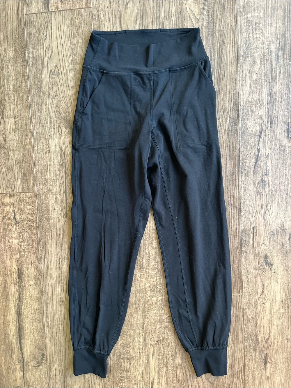lululemon athletica Black High-Rise Jogger Pants with Pocket Panels